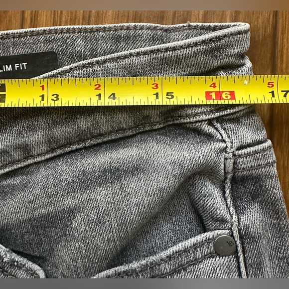 Judy Blue Jean’s Woman’s Size 13/31 Gray High Rise Straight Leg Stretch Retro - Picture 5 of 11